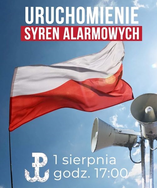 Miniaturka artykułu Uruchomienie syren alarmowych w 80. rocznicę wybuchu Powstania Warszawskiego 