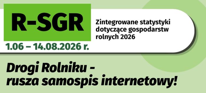 Miniaturka artykułu Zintegrowane Statystyki Gospodarstw Rolnych 2026 (R-SGR)