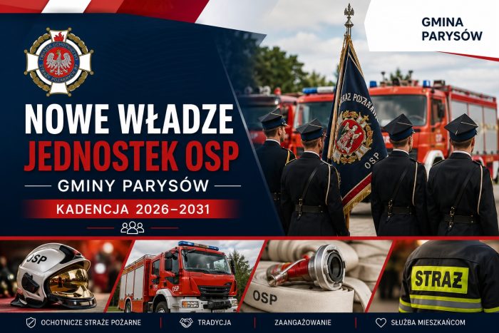 Miniaturka artykułu Składy władz jednostek OSP Gminy Parysów na lata 2026–2031