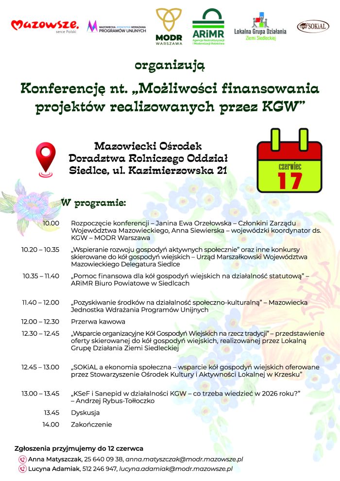 Miniaturka artykułu Zaproszenie dla Kół Gospodyń Wiejskich z Gminy Parysów