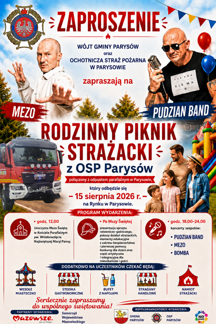 Miniaturka artykułu RODZINNY PIKNIK STRAŻACKI W PARYSOWIE!