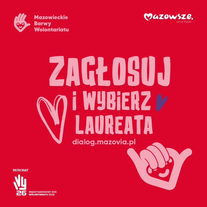 Miniaturka artykułu Mazowieckie Barwy Wolontariatu 2026 – zagłosuj na swojego kandydata!